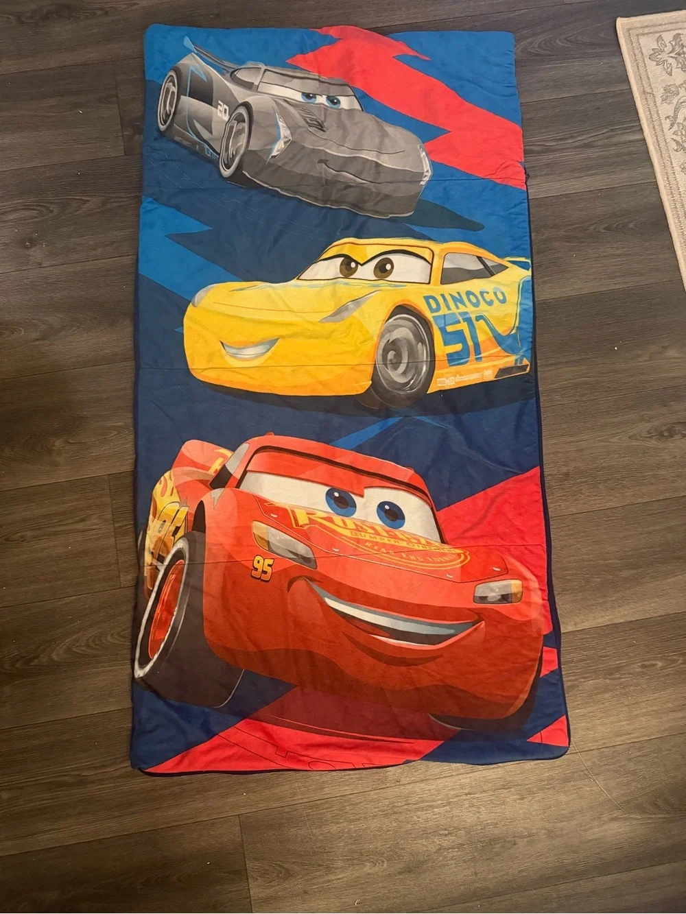 Kids Sleeping Bag - Red, Yellow, Blue